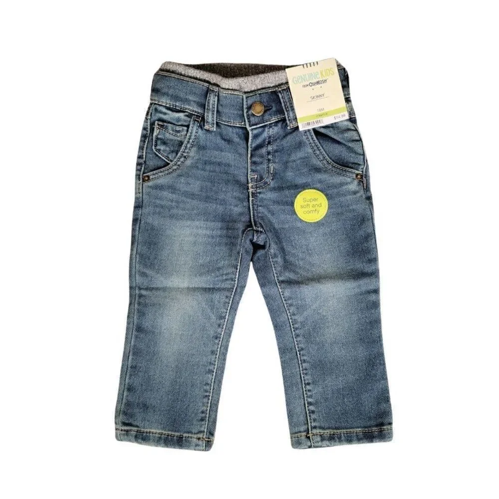 Genuine Kids from OshKosh Lined Skinny Stretch Jeans Sz 18M